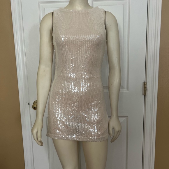 Princess Polly YUMIKO ROMPER CHAMPAGNE SPARKLE - Picture 7 of 13